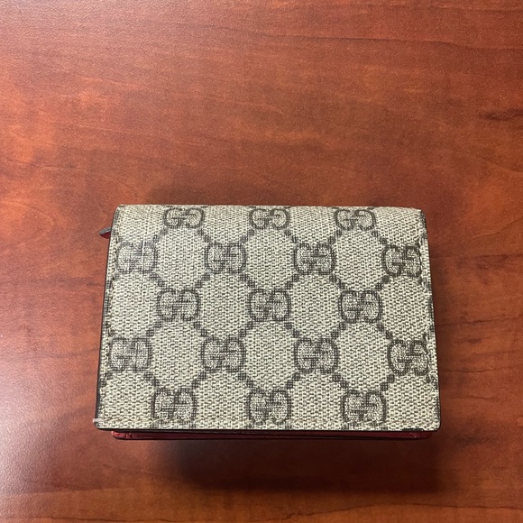 Gucci Monogram Cherry Wallet with COA - Picture 2 of 12